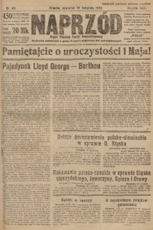 Naprzód : organ Polskiej Partyi Socyalistycznej. 1922, nr 95
