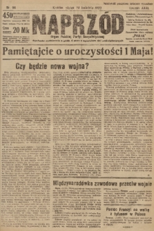 Naprzód : organ Polskiej Partyi Socyalistycznej. 1922, nr 96