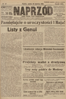 Naprzód : organ Polskiej Partyi Socyalistycznej. 1922, nr 97