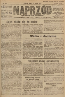 Naprzód : organ Polskiej Partyi Socyalistycznej. 1922, nr 109