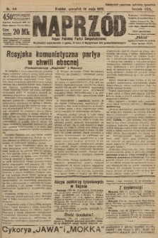 Naprzód : organ Polskiej Partyi Socyalistycznej. 1922, nr 110