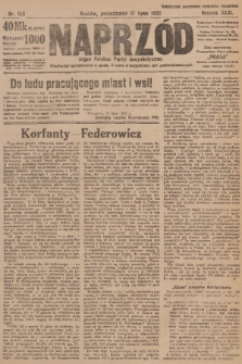 Naprzód : organ Polskiej Partyi Socyalistycznej. 1922, nr 158