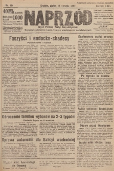 Naprzód : organ Polskiej Partyi Socyalistycznej. 1922, nr 184