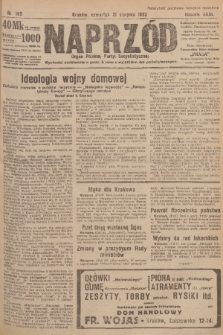 Naprzód : organ Polskiej Partyi Socyalistycznej. 1922, nr 195
