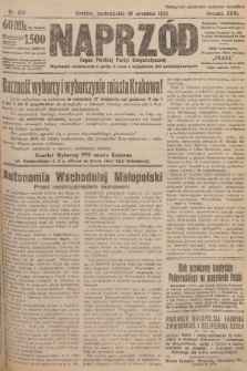 Naprzód : organ Polskiej Partyi Socyalistycznej. 1922, nr 210