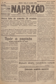 Naprzód : organ Polskiej Partyi Socyalistycznej. 1922, nr 217