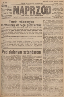 Naprzód : organ Polskiej Partyi Socyalistycznej. 1922, nr 218
