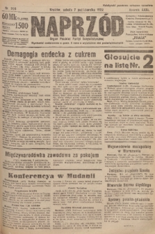 Naprzód : organ Polskiej Partyi Socyalistycznej. 1922, nr 226