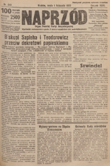 Naprzód : organ Polskiej Partyi Socyalistycznej. 1922, nr 249