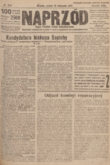 Naprzód : organ Polskiej Partyi Socyalistycznej. 1922, nr 258