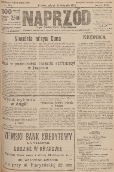 Naprzód : organ Polskiej Partyi Socyalistycznej. 1922, nr 269 (Nadzwyczajne wydanie)