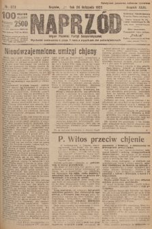 Naprzód : organ Polskiej Partyi Socyalistycznej. 1922, nr 272