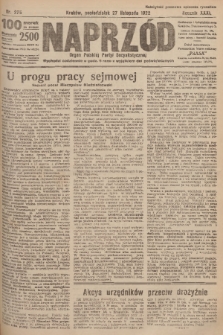 Naprzód : organ Polskiej Partyi Socyalistycznej. 1922, nr 275