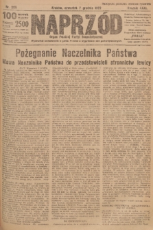 Naprzód : organ Polskiej Partyi Socyalistycznej. 1922, nr 285