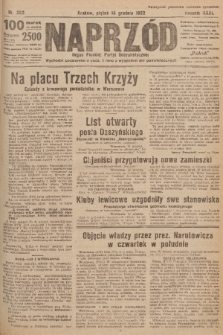 Naprzód : organ Polskiej Partyi Socyalistycznej. 1922, nr 293