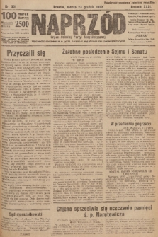 Naprzód : organ Polskiej Partyi Socyalistycznej. 1922, nr 301
