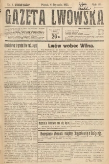 Gazeta Lwowska. 1922, nr 5