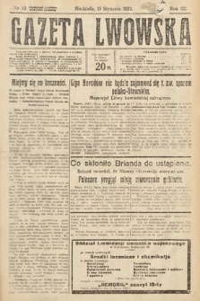 Gazeta Lwowska. 1922, nr 12