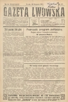 Gazeta Lwowska. 1922, nr 14