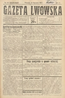 Gazeta Lwowska. 1922, nr 19