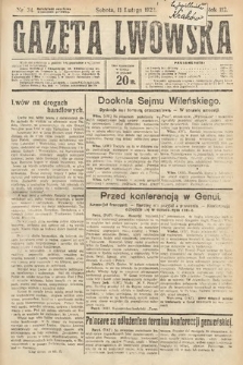 Gazeta Lwowska. 1922, nr 34