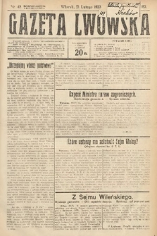 Gazeta Lwowska. 1922, nr 42