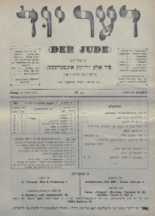 Der Jude. 1901, nr 13