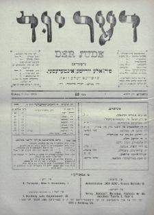 Der Jude. 1901, nr 23