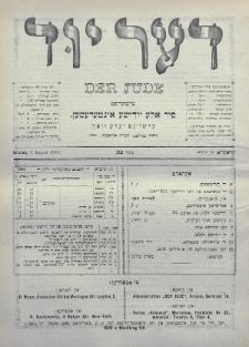 Der Jude. 1901, nr 32