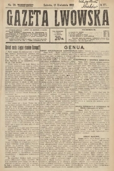 Gazeta Lwowska. 1922, nr 79