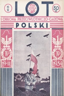 Lot i Obrona Przeciwlotniczo-Gazowa Polski. 1934, nr 6