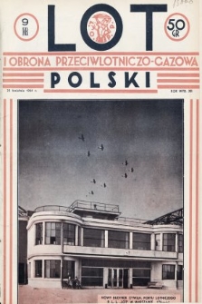 Lot i Obrona Przeciwlotniczo-Gazowa Polski. 1934, nr 9
