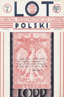 Lot i Obrona Przeciwlotniczo-Gazowa Polski. 1934, nr 10