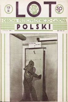 Lot i Obrona Przeciwlotniczo-Gazowa Polski. 1934, nr 13