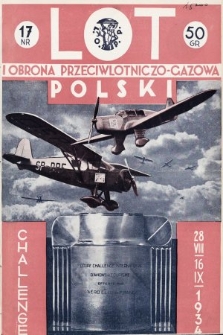 Lot i Obrona Przeciwlotniczo-Gazowa Polski. 1934, nr 17