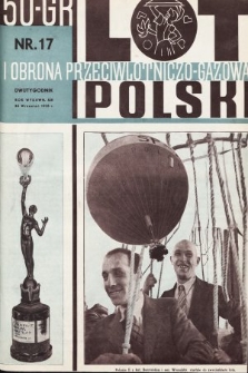 Lot i Obrona Przeciwlotniczo-Gazowa Polski. 1935, nr 17
