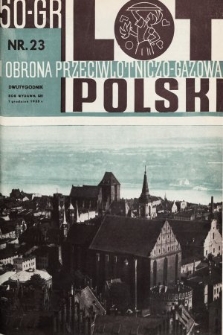 Lot i Obrona Przeciwlotniczo-Gazowa Polski. 1935, nr 23