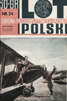 Lot i Obrona Przeciwlotniczo-Gazowa Polski. 1935, nr 24