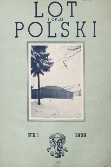Lot i OPLG Polski. 1939, nr 1