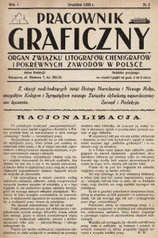 Pracownik Graficzny : organ Związku Litografów, Chemigrafów i Pokrewnych Zawodów w Polsce. 1928, nr 2