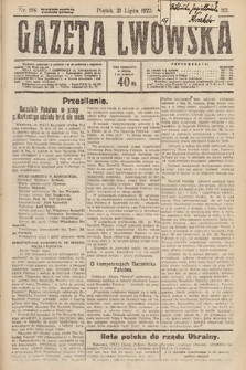 Gazeta Lwowska. 1922, nr 156