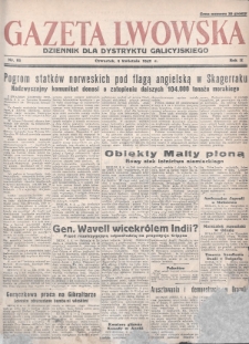 Gazeta Lwowska : dziennik dla Dystryktu Galicyjskiego. 1942, nr 82