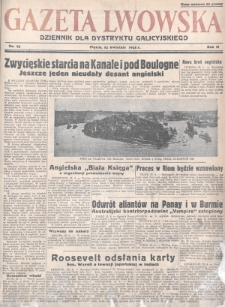 Gazeta Lwowska : dziennik dla Dystryktu Galicyjskiego. 1942, nr 95
