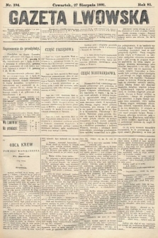 Gazeta Lwowska. 1891, nr 194