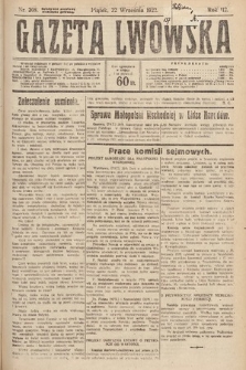 Gazeta Lwowska. 1922, nr 208