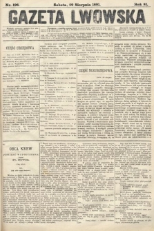 Gazeta Lwowska. 1891, nr 196
