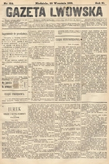 Gazeta Lwowska. 1891, nr 214
