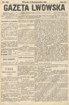 Gazeta Lwowska. 1891, nr 226