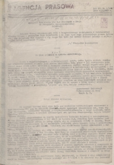 Agencja Prasowa. 1943, nr 1