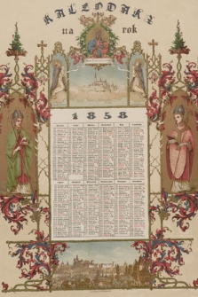 Kalendarz na rok 1858